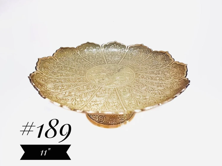شيريني خوري لوتوس طرح گل برنجی کد189