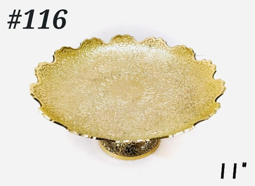 شيريني خوري لب قلعه طرح طاووس برنجی کد116