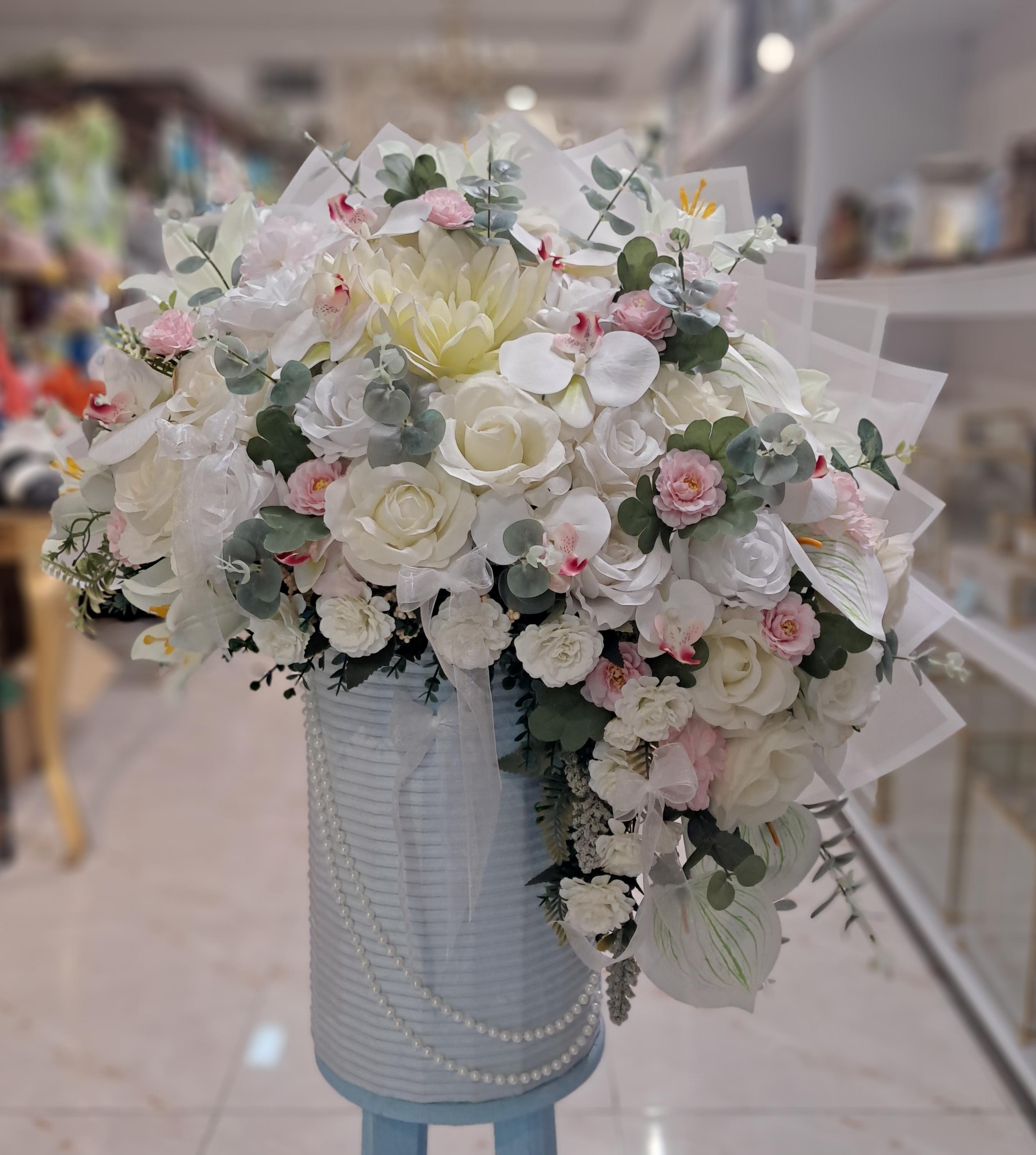 باکس گل مصنوعی لاکچری خواستگاری کد 790088