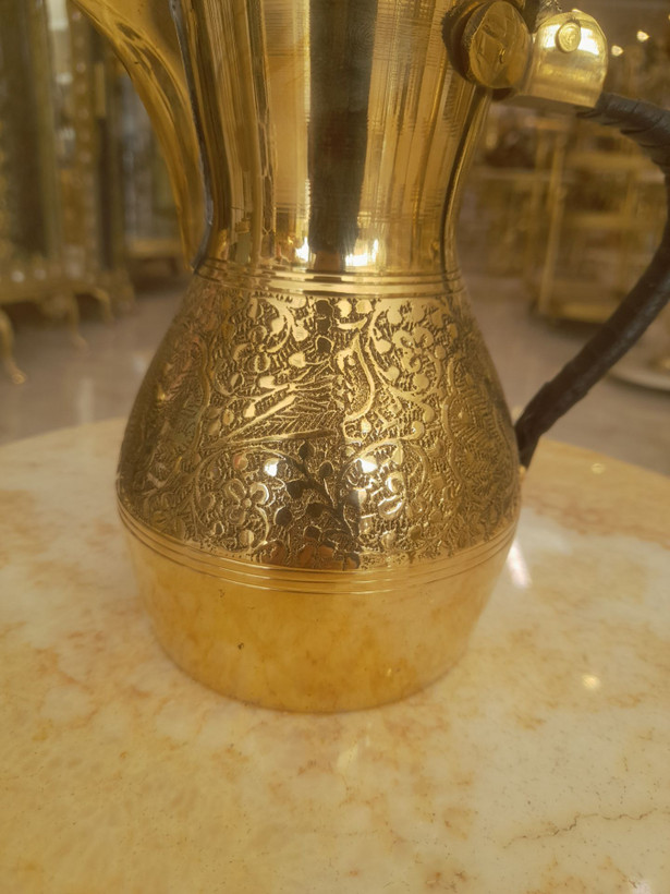 دله برنجی رسلان طرح طاووس سایز ۱۳ ساخت متالوکس