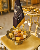 شیرینی خوری سنتی طرح گل برنجی لوکس بازرگانی نداف