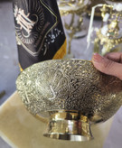 شکلات خوری برنزی لوکس طرح آنجل سایز ۱۰ اینچ بازرگانی نداف